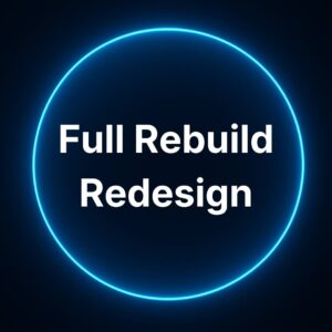Full Rebuild Redesign website redesign package