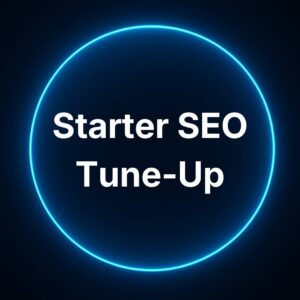 Starter SEO Tune-Up SEO starter package